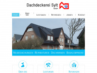 dachdeckerei-sylt.com Webseite Vorschau