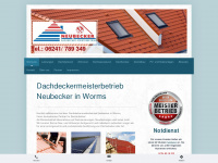 dachdeckerei-worms.de Webseite Vorschau