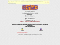 dekostoff-obermayer.de Webseite Vorschau