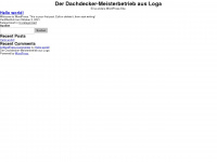 dachdeckermeister-aus-loga.de Webseite Vorschau
