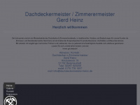 dachdeckermeister-heinz.de Webseite Vorschau