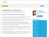 co-enzym-q10.com Webseite Vorschau