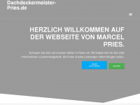 dachdeckermeister-pries.de Webseite Vorschau