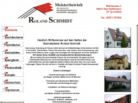 dachdeckermeister-r-schmidt.de Webseite Vorschau