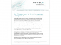 consilium-gmbh.de Webseite Vorschau