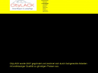 citylack.de Webseite Vorschau