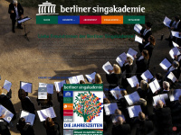 berliner-singakademie.de Webseite Vorschau