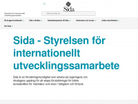 sida.se Webseite Vorschau