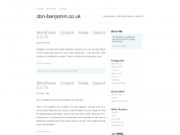 don-benjamin.co.uk Webseite Vorschau