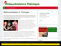weihnachtsfeiern-thueringen.de Webseite Vorschau