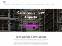 constructionlaw.de Webseite Vorschau