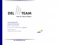 del-team.de Webseite Vorschau