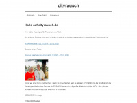 cityrausch.de Webseite Vorschau