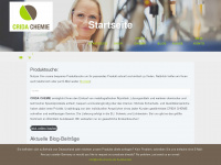 crida-chemie.de Webseite Vorschau