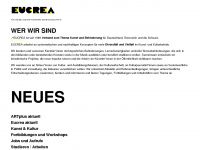 eucrea.de Webseite Vorschau