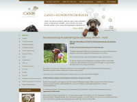 canis-hundepsychologie.de Webseite Vorschau