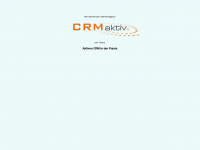 crm-aktiv.de Webseite Vorschau