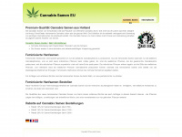 cannabis-samen.eu Webseite Vorschau