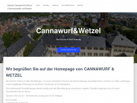 cannawurf-wetzel.de Webseite Vorschau