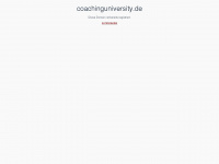 coachinguniversity.de Webseite Vorschau
