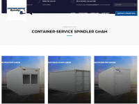 container-spindler.de Webseite Vorschau