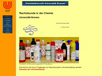 chemikalienrecht.info Webseite Vorschau