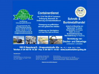 containerdienst-naumburg.de Webseite Vorschau