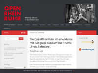 openrheinruhr.de Webseite Vorschau
