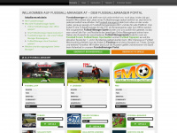 fussball-manager.at Webseite Vorschau