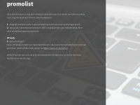 promolist.nl Webseite Vorschau