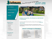 klussmann-concept-bau.de Webseite Vorschau