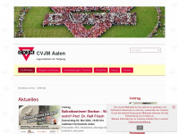 cvjm-aalen.de Webseite Vorschau