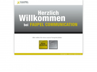 faupel-communication.de Webseite Vorschau