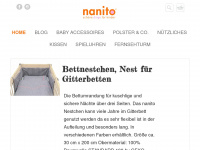 nanito.de Webseite Vorschau