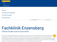 fachklinik-enzensberg.de Webseite Vorschau