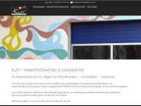 malerfachbetrieb-kuhl.de Webseite Vorschau