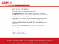 containertransporte-dresden.de Webseite Vorschau