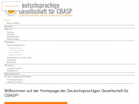 cbasp-network.org Webseite Vorschau