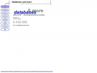 databases-and-more.de Webseite Vorschau