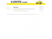 conte-gmbh.de Webseite Vorschau