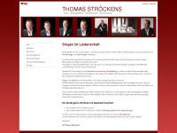 canzonestroeckens.de Webseite Vorschau