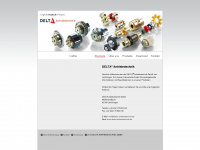 delta-antriebstechnik.com Webseite Vorschau
