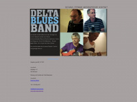 delta-bluesband.de Webseite Vorschau