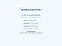 contentkombinat.de Webseite Vorschau