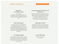contentwithstructure.de Webseite Vorschau