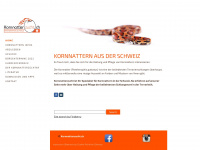 kornnatterzucht.ch Webseite Vorschau