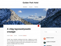 goldenparkhotel.hu Webseite Vorschau