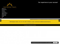continentaltravel.hu Webseite Vorschau