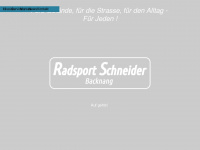 radsport-schneider.com Webseite Vorschau