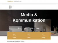 context-werbestudio.de Webseite Vorschau